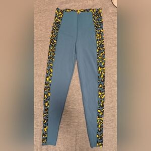 Sweaty Betty Power Leopard Leggings Teal